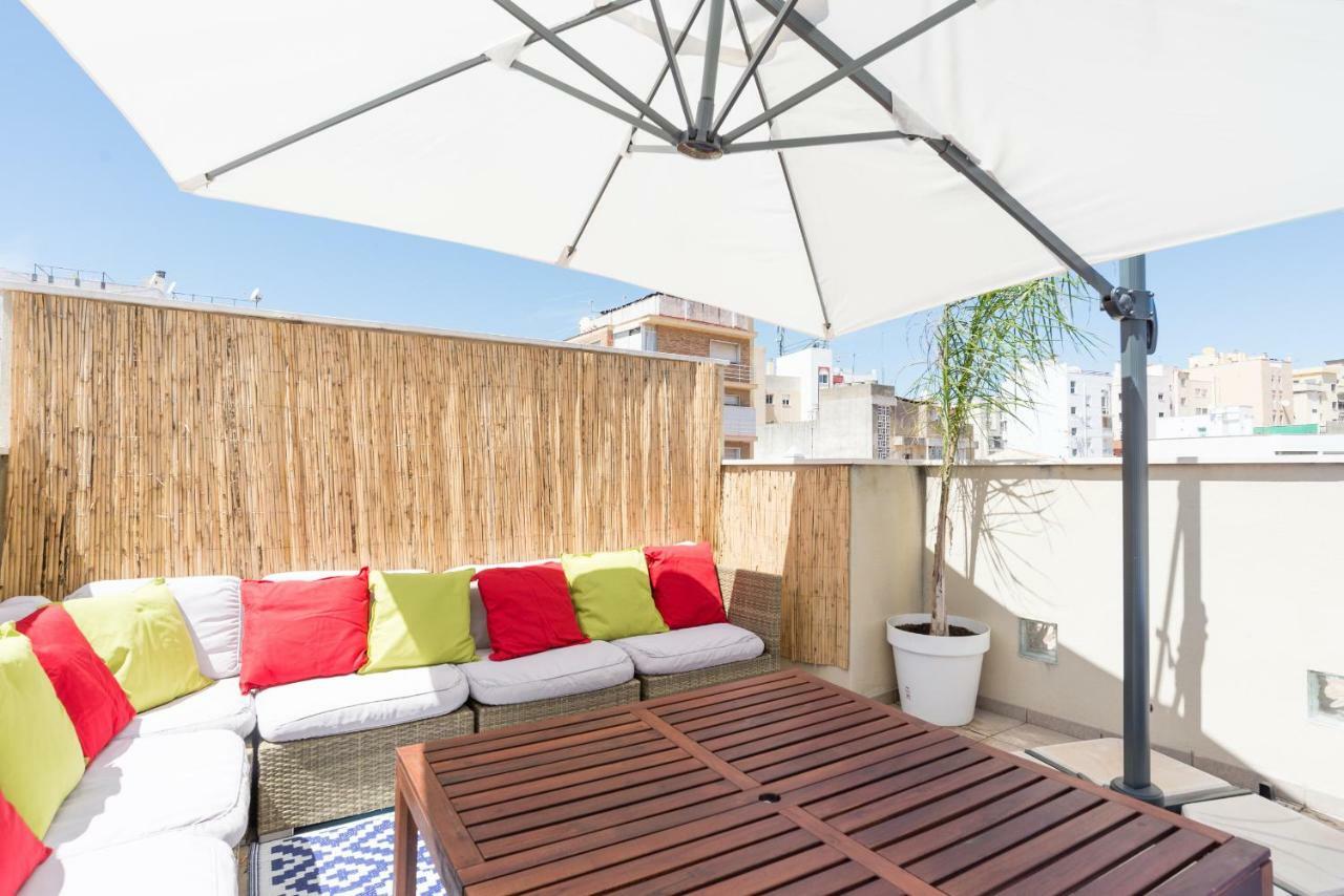 Ma1A-Apt With Rooftops With Palms Close To Old Town Malaga Exterior photo
